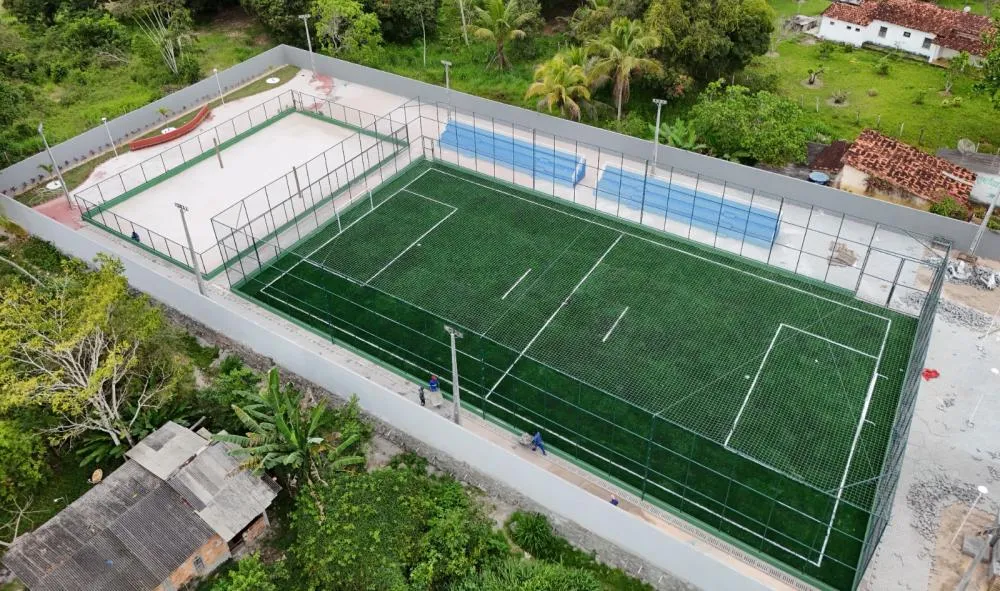 Prefeitura inaugura campo de grama sintética e quadra de futevôlei no Bom Jesus nesta sexta (25)