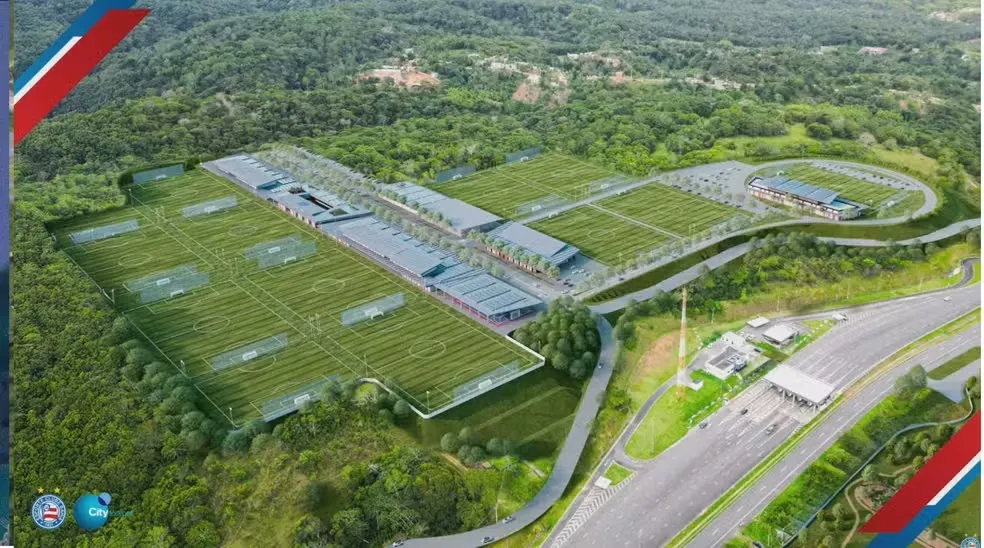 Obras do novo CT do Bahia avançam em Camaçari e entram na fase de terraplanagem